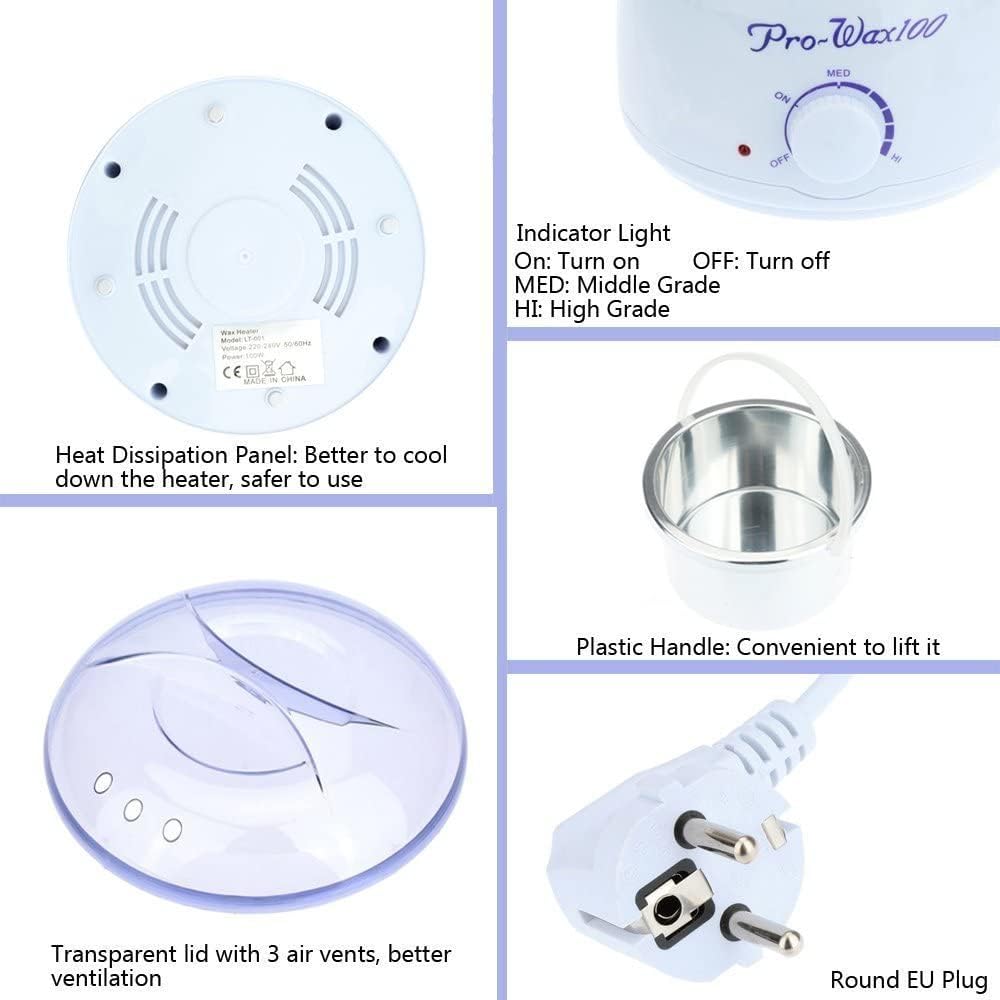 calentador de cera pro wax caracteristicas