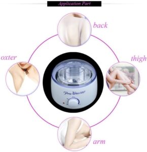 calentador de cera pro wax zonas