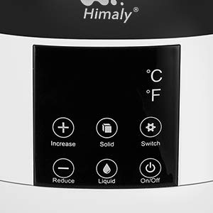 calentador de cera digital himaly pantalla