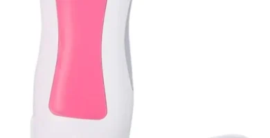 calentador de cera en roll-on de crisnails en rosa vista frontal