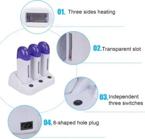 calentador de cera roll on vinteky caracteristicas triple